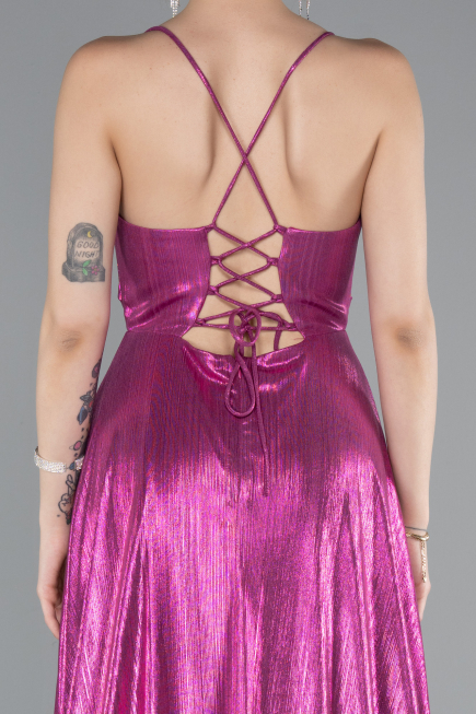 Robe de Soirée Longue Fushia ABU4996