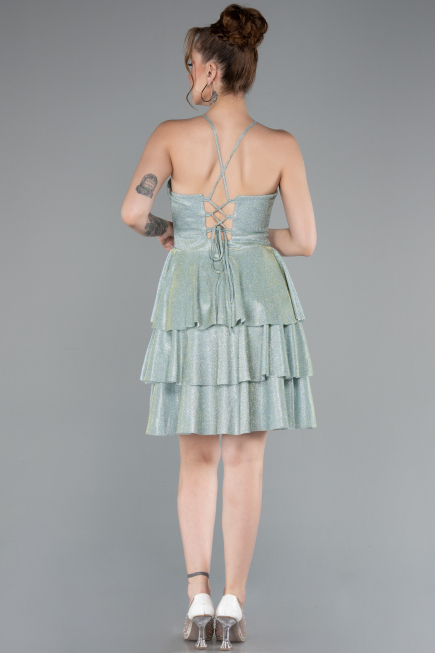Robe de Cérémonie Courte Menthe ABK2357