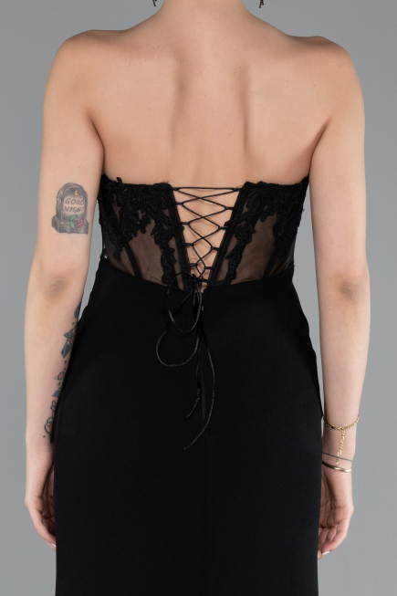 Robe de Soirée Longue Noir ABU5001