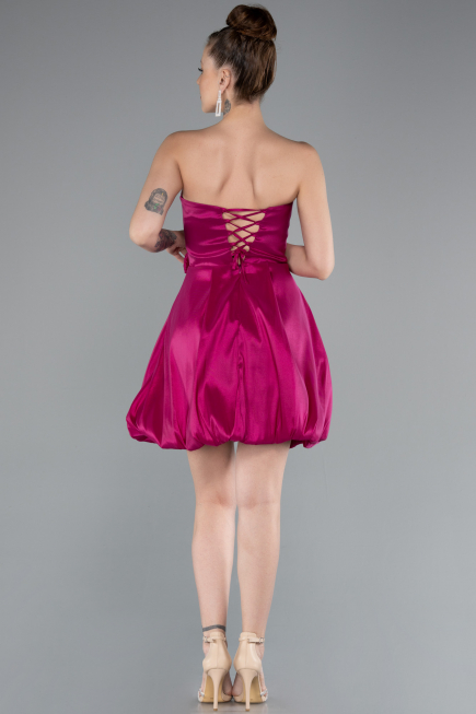 Robe de Cérémonie Mini Fushia ABK2360