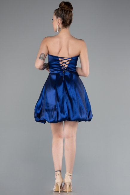 Robe de Cérémonie Mini Bleu Marine ABK2360