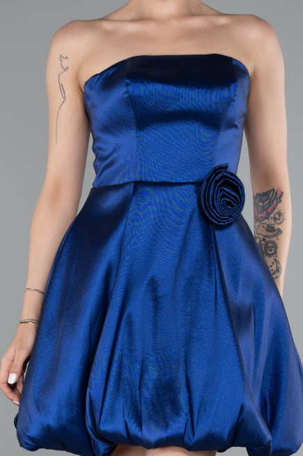 Robe de Cérémonie Mini Bleu Marine ABK2360