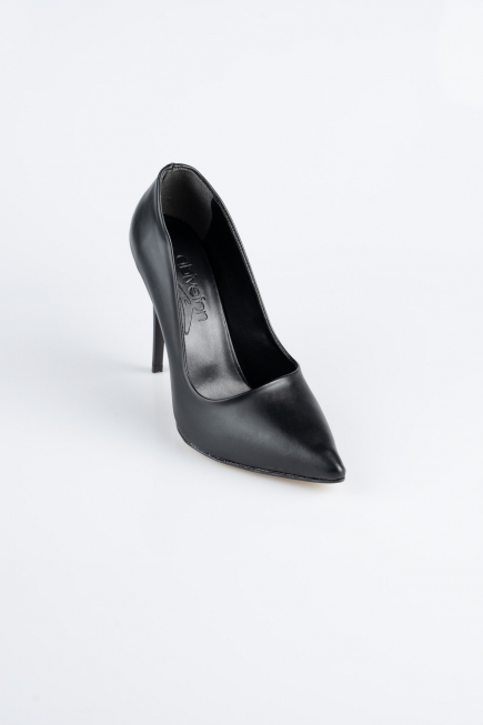 Stiletto Cuir Noir AB1140