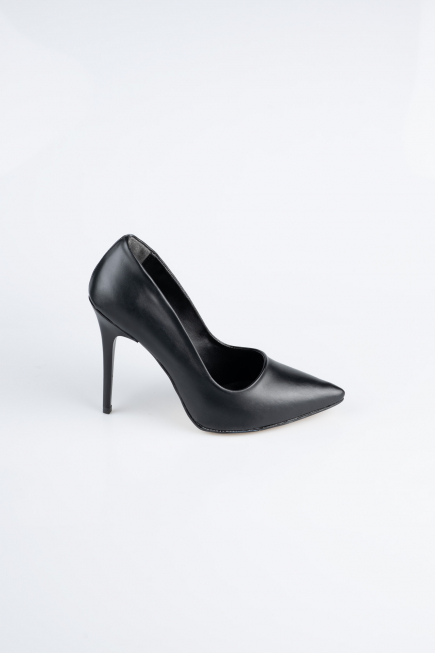 Stiletto Cuir Noir AB1140