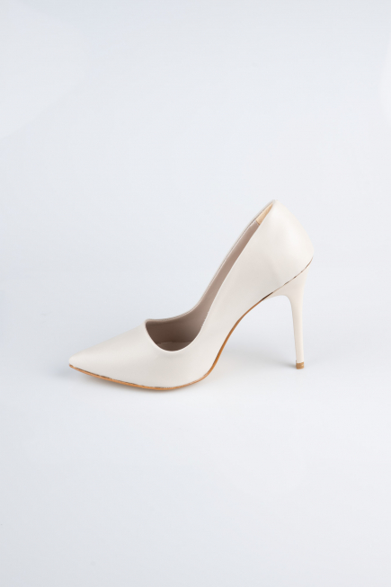 Stiletto Cuir Beige AB1140