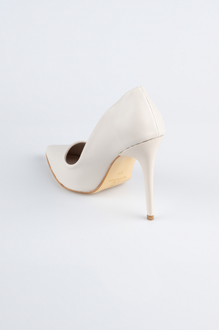 Stiletto Cuir Beige AB1140