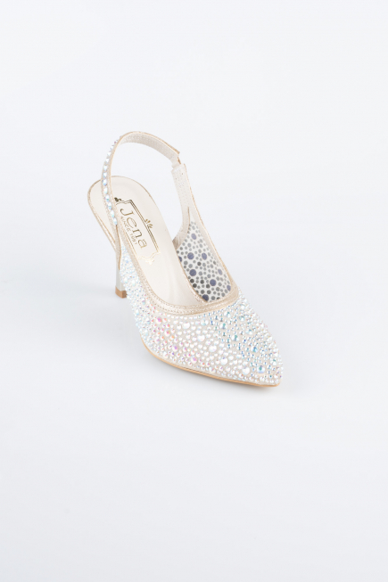 Stiletto Pierreux Or MJ9002