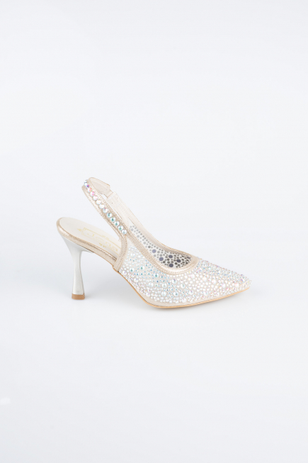 Stiletto Pierreux Or MJ9002