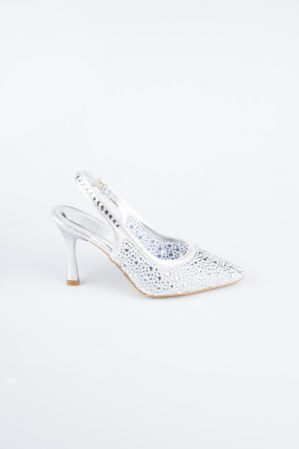 Stiletto Pierreux Argent MJ9002