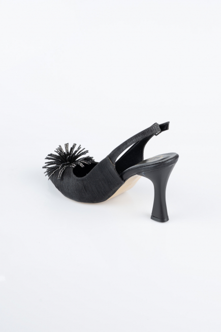 Chaussure de soirée Coupe Au Laser Noir MJ9003