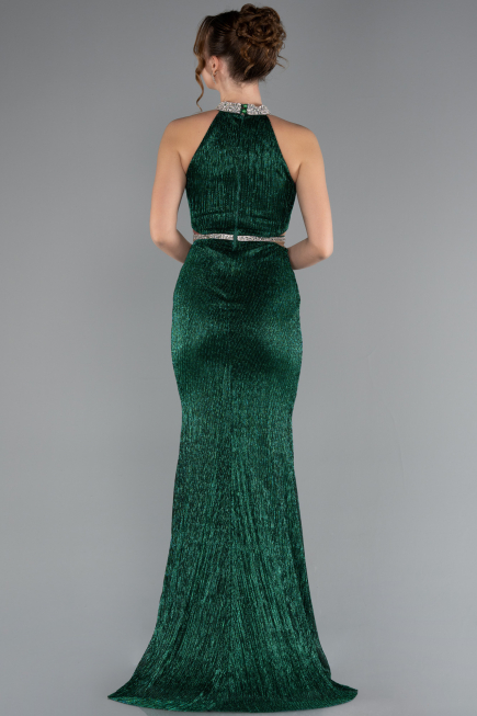 Robe De Soirée Longue Émeraude ABU4324