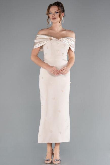 Robe De Soirée Midi Or ABK2212