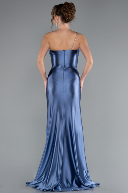 Robe de Soirée Longue Indigo ABU5022