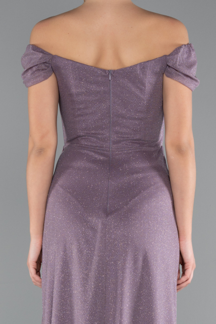Robe De Soirée Longue Lavande ABU3472