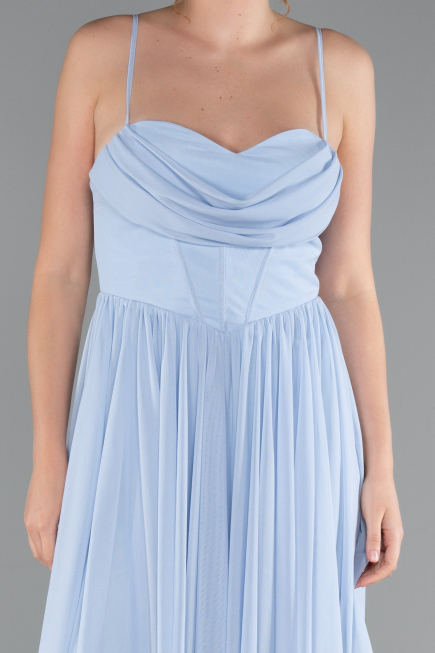 Robe de Cérémonie Courte Bleu clair ABK2365