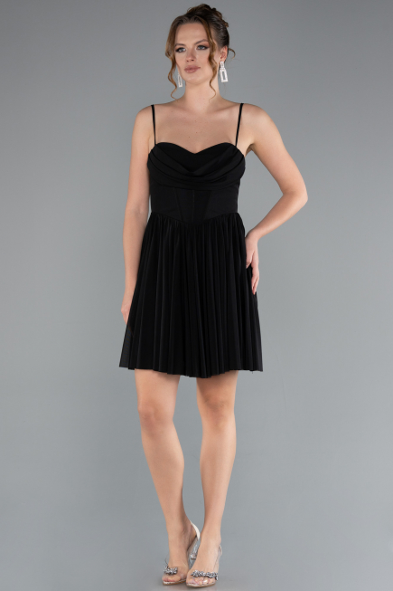Robe de Cérémonie Courte Noir ABK2365