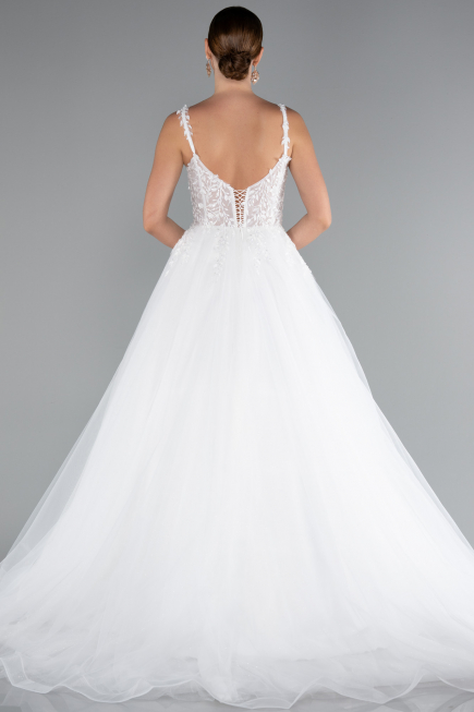 Robes de Mariage Longue Blanc ABG136