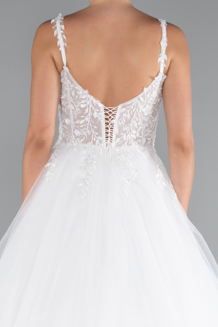 Robes de Mariage Longue Blanc ABG136