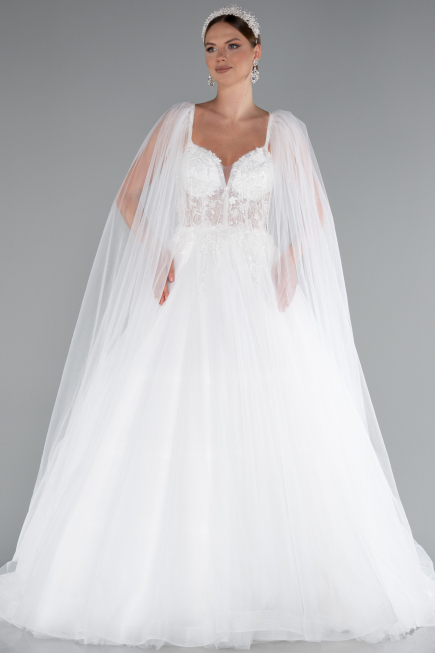 Robes de Mariage Longue Blanc ABG137