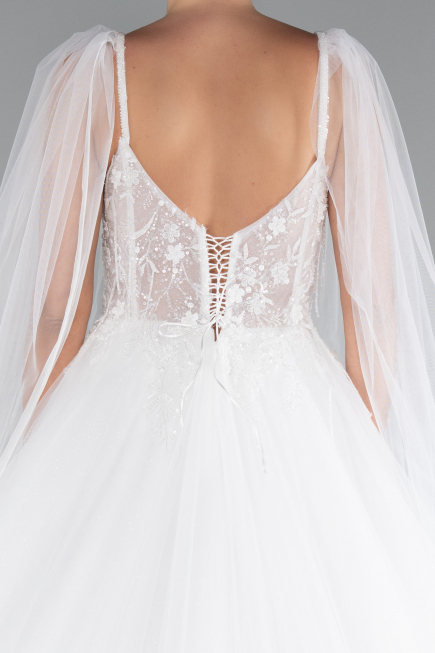 Robes de Mariage Longue Blanc ABG137