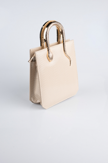 Sac de Soirée Luxe Cuir Vison KC143