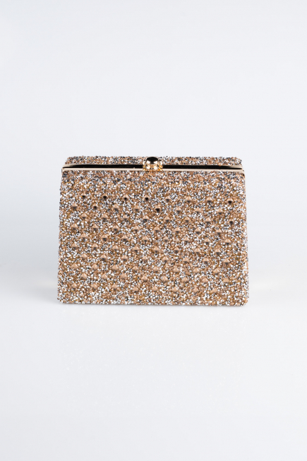 Sac de Soirée Luxe Pierreux Bronze KC701