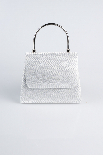 Sac de Soirée Luxe A motifs Argent SH842