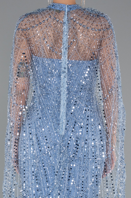 Robe De Soirée Longue Indigo ABU4517