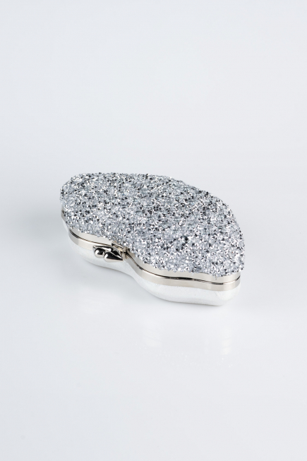 Sac De Soirée Luxe Squameuse Argent SH831