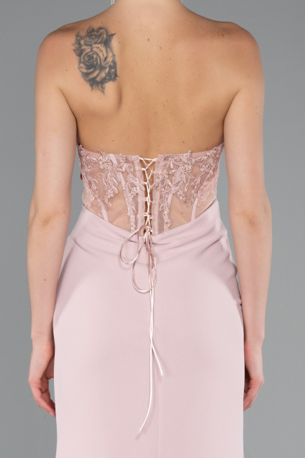 Robe De Soirée Longue Poudre ABU5001