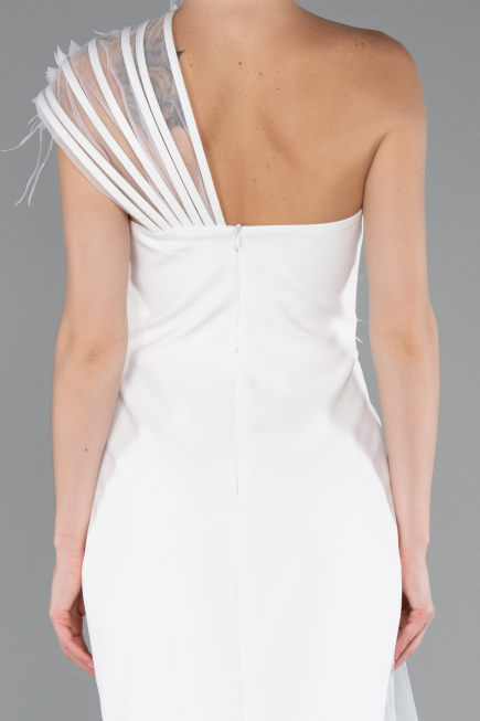 Robe de Soirée Longue Blanc ABU4969