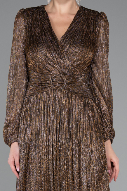 Robe de Cérémonie Courte Cuivre ABK2376