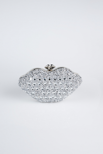 Sac de Soirée Luxe Plâtre Argent SH831