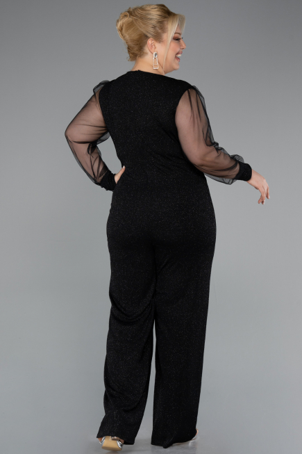 Robe De Invitation Grande Taille Longue Noir ABT131