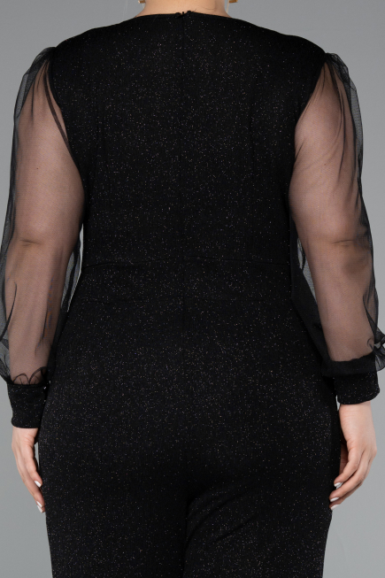 Robe De Invitation Grande Taille Longue Noir ABT131