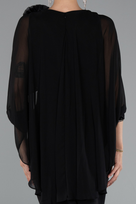 Robe de Cérémonie Midi Noir ABK2382