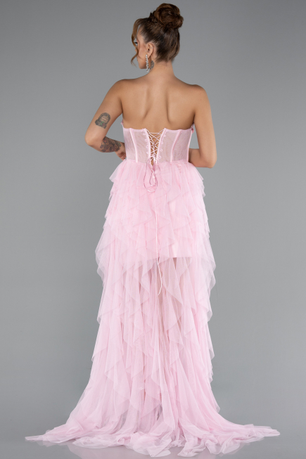 Robe De Soirée Longue Poudre ABU5071