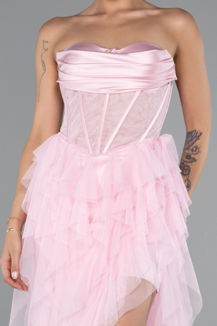 Robe De Soirée Longue Poudre ABU5071