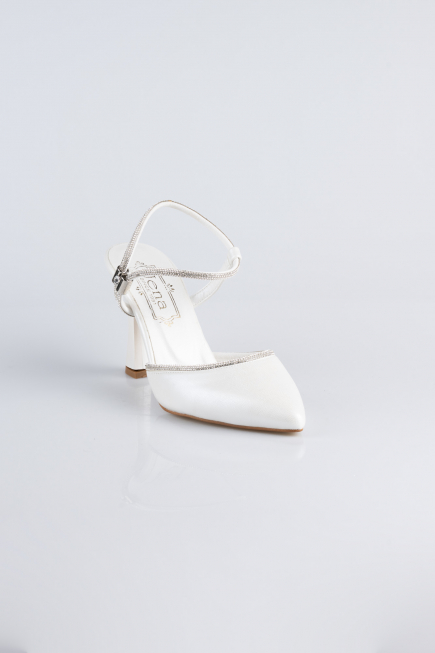 Chaussure de soirée Cuir Blanc MJD5150