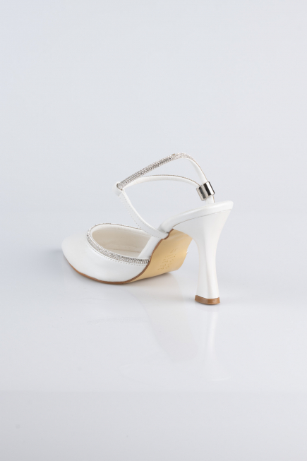 Chaussure de soirée Cuir Blanc MJD5150
