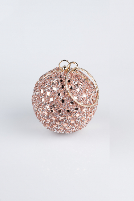 Sac De Soirée Squameuse Rose SH803