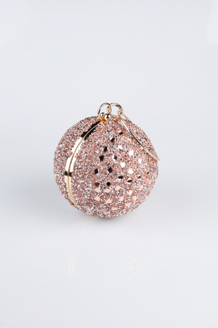 Sac De Soirée Squameuse Rose SH803