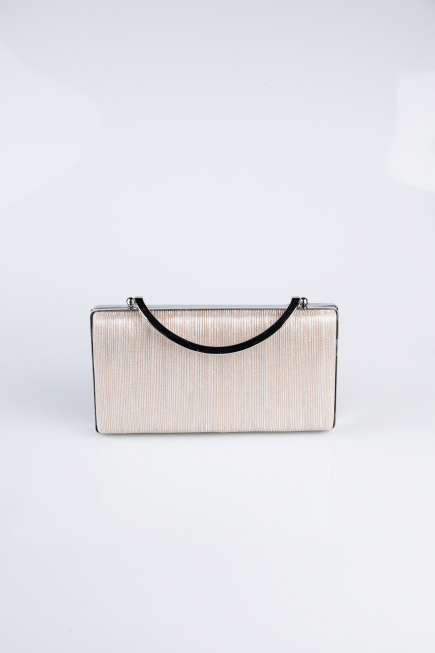 Sac De Boîte Coupe Au Laser Or-Argent V258