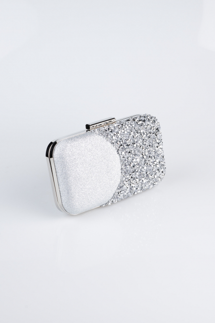 Sac de Soirée Luxe Argent V604