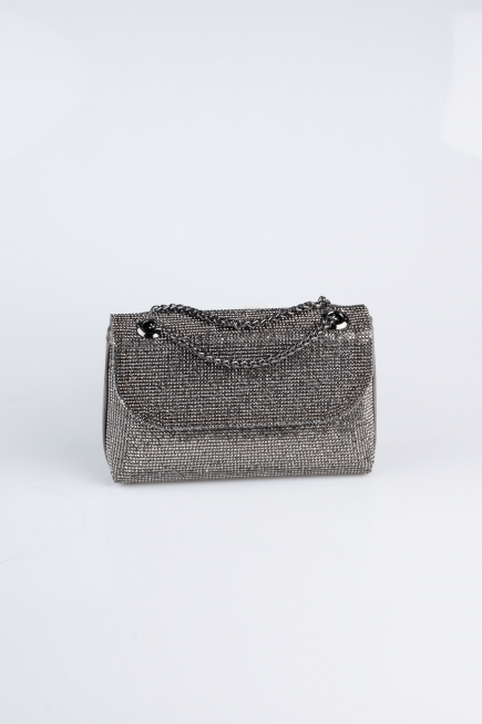 Sac de Soirée Luxe Plâtre Platine V934