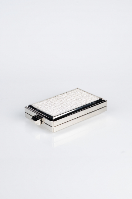 Sac de Soirée Luxe Plâtre Argent KC820