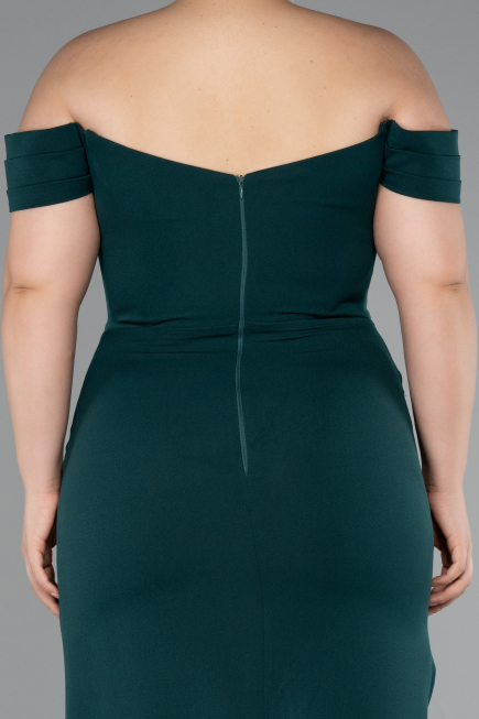 Robe De Soirée Grande Taille Longue Émeraude ABU5156