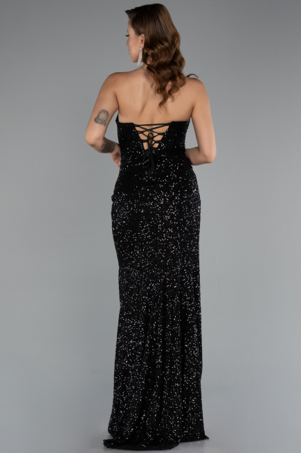 Robe de Soirée Longue Noir ABU5166