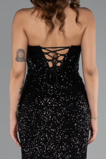 Robe de Soirée Longue Noir ABU5166
