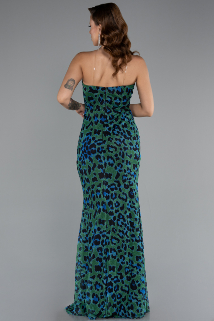 Robe de Soirée Longue Vert ABU5170